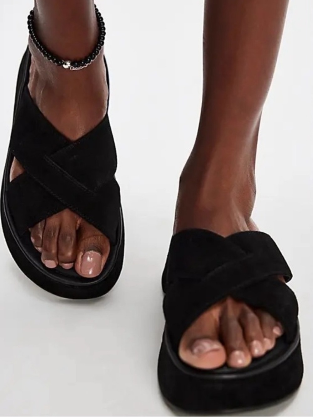 FREE PEOPLE ASBURY FLATFORM SANDAL SIZE 6 1/2 - Picture 2 of 11